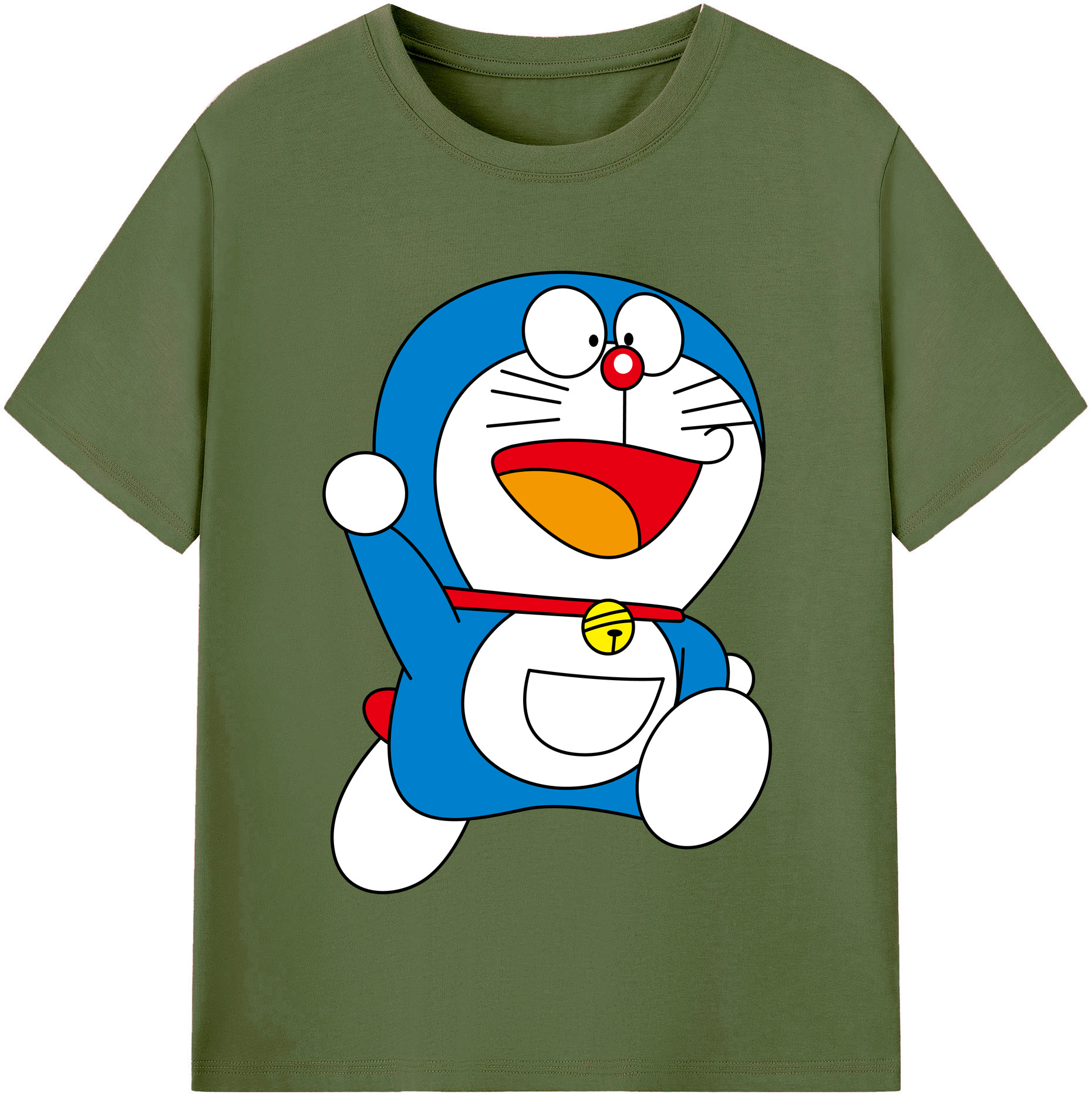 （画像用） ドラえもん Doraemon 綿100％半袖Tシャツ（フロントプリント）